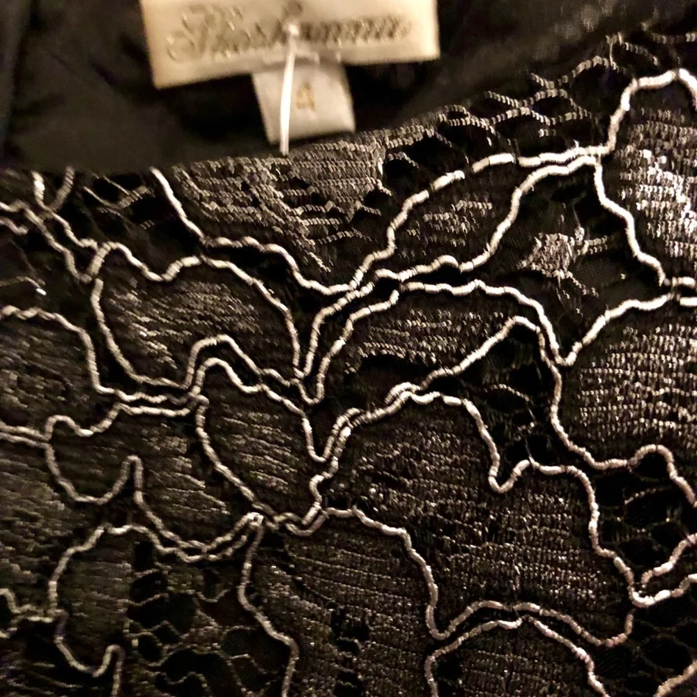 Shoshanna Black Lace Cocktail Dress Size 4